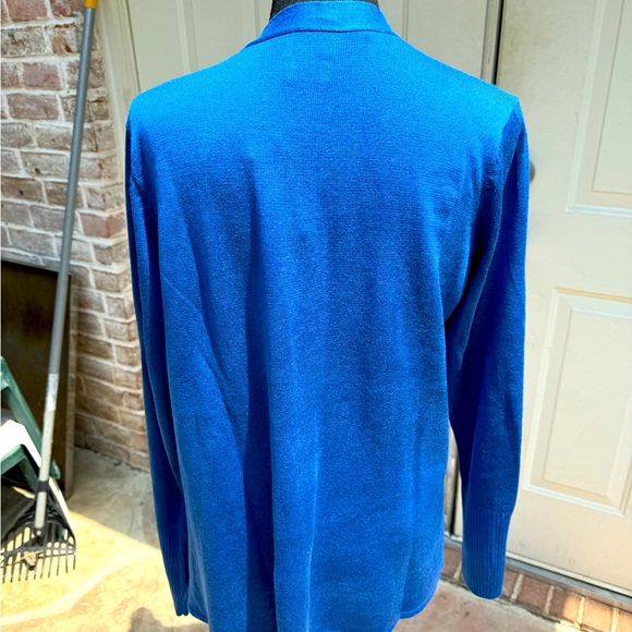 Van Heusen, Blue, Long Sleeve, Cardigan, Size Large - Picture 2 of 3